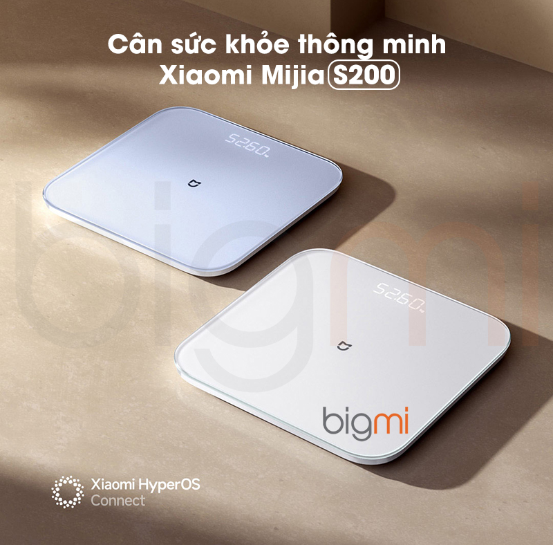 Can suc khoe thong minh Xiaomi Mijia S200 2 mau sac