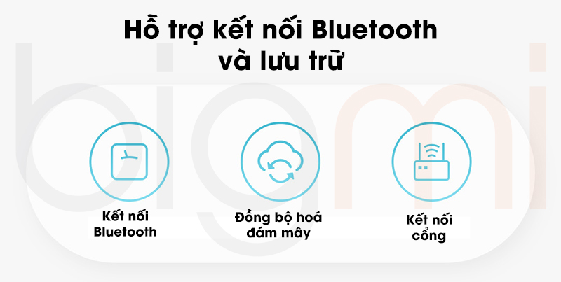 Can suc khoe thong minh Xiaomi Mijia S200 ho tro ket noi bluetooth