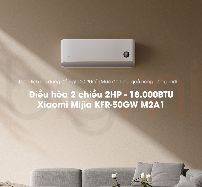 Dieu hoa may lanh 2 chieu Xiaomi Mijia KFR 50GW M2A1 2HP 18000BTU 1