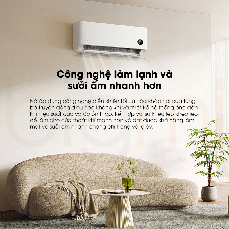 Dieu hoa may lanh 2 chieu Xiaomi Mijia KFR 50GW M2A1 2HP 18000BTU 6