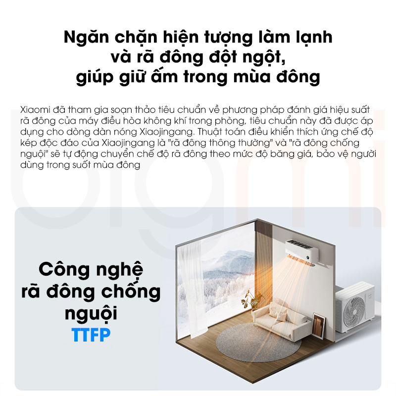 Dieu hoa may lanh 2 chieu Xiaomi Mijia KFR 50GW M2A1 2HP 18000BTU 7
