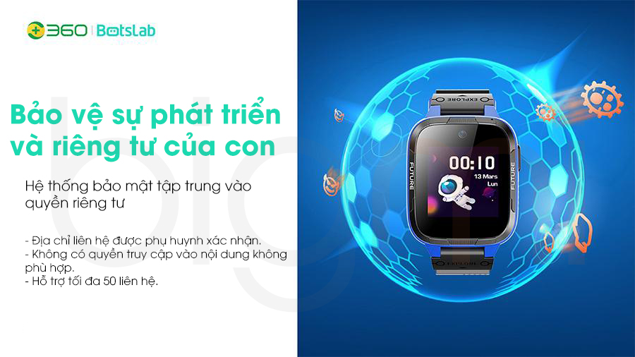 Dong ho dinh vi tre em Botslab E3 dinh vi gps 7