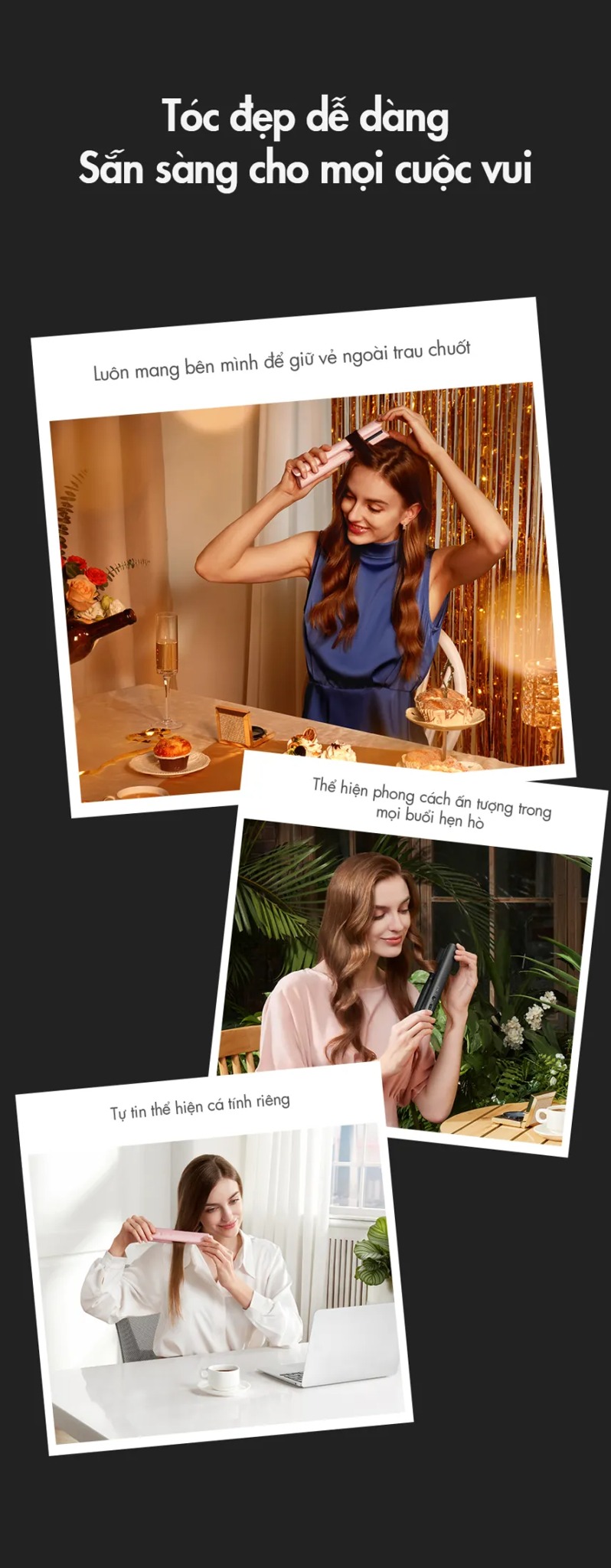 May duoi toc khong day Dreame Glamour bigmi 3