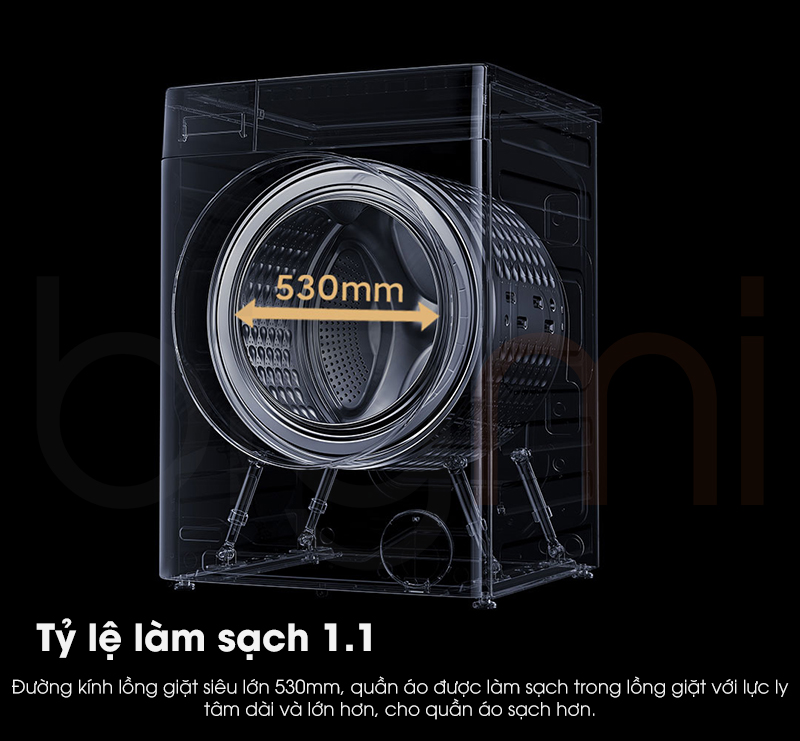 May giat 12kg Xiaomi Mijia MJ301 XQG120MJ301 ti le lam sach