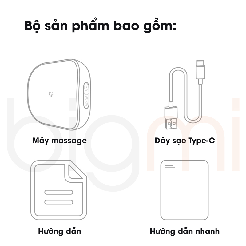 May massage lung Xiaomi Mijia 2 trong 1 kiem tua lung chuom nong ket noi app 10