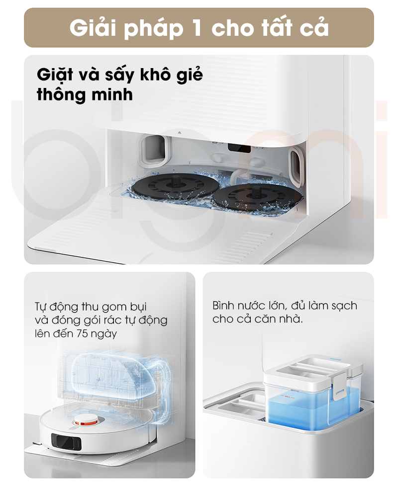 Robot hut bui lau nha Xiaomi Mijia M30 D102 giai phap 1 cho tat ca 1