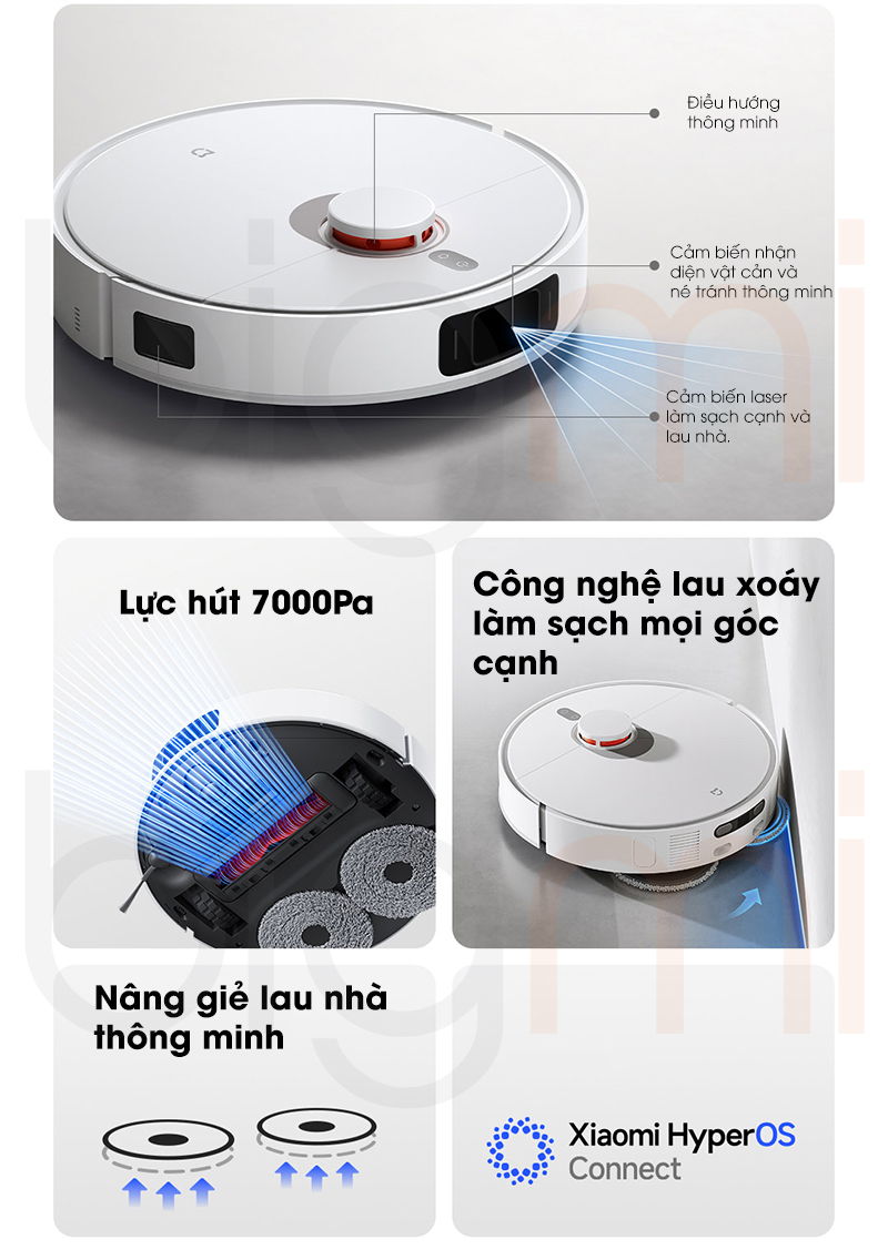 Robot hut bui lau nha Xiaomi Mijia M30 D102 giai phap 1 cho tat ca 2
