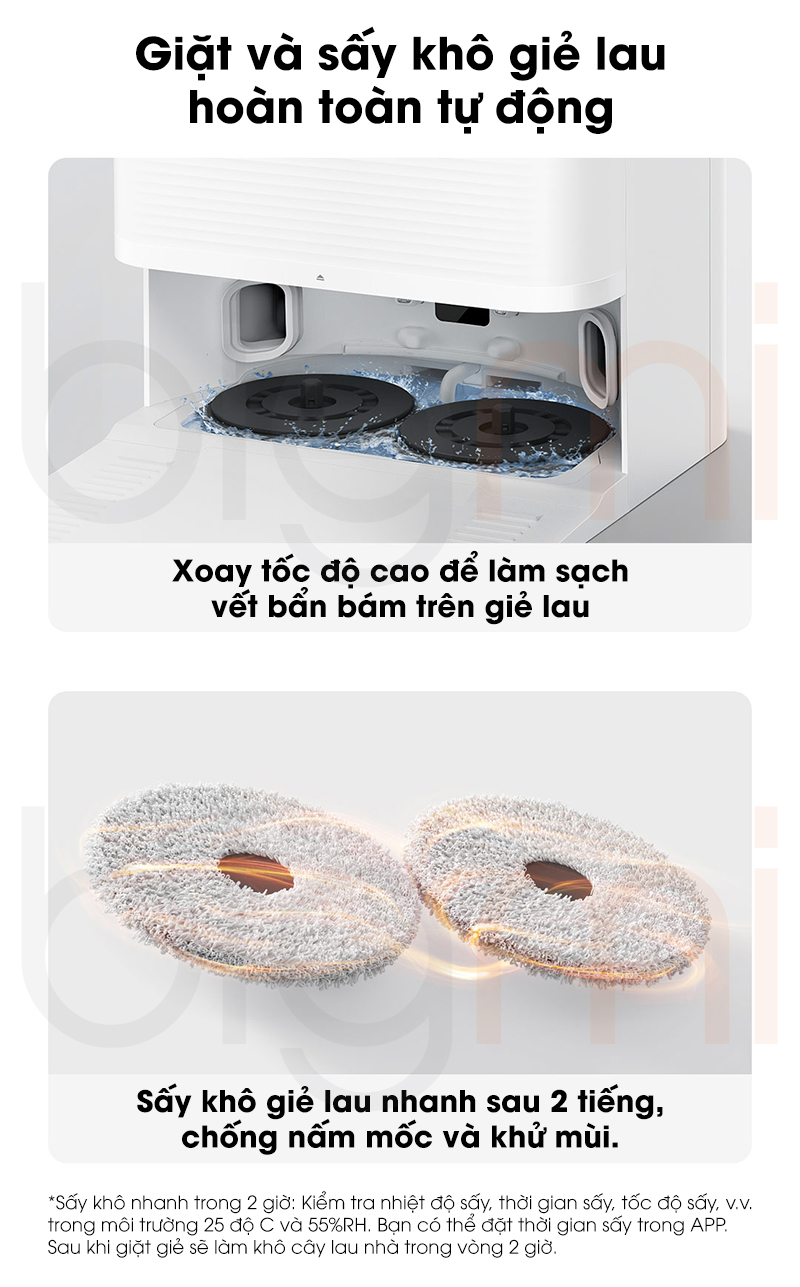 Robot hut bui lau nha Xiaomi Mijia M30 D102 giai phap 1 cho tat ca 3