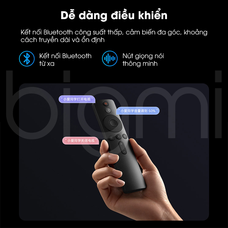 Smart Tivi Xiaomi Redmi A75 75 inch 2025 dieu khien thong minh