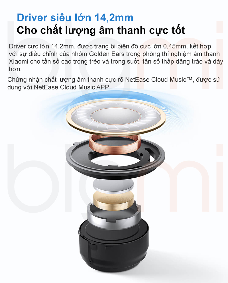 Tai nghe Bluetooth Xiaomi Redmi Buds 6s driver
