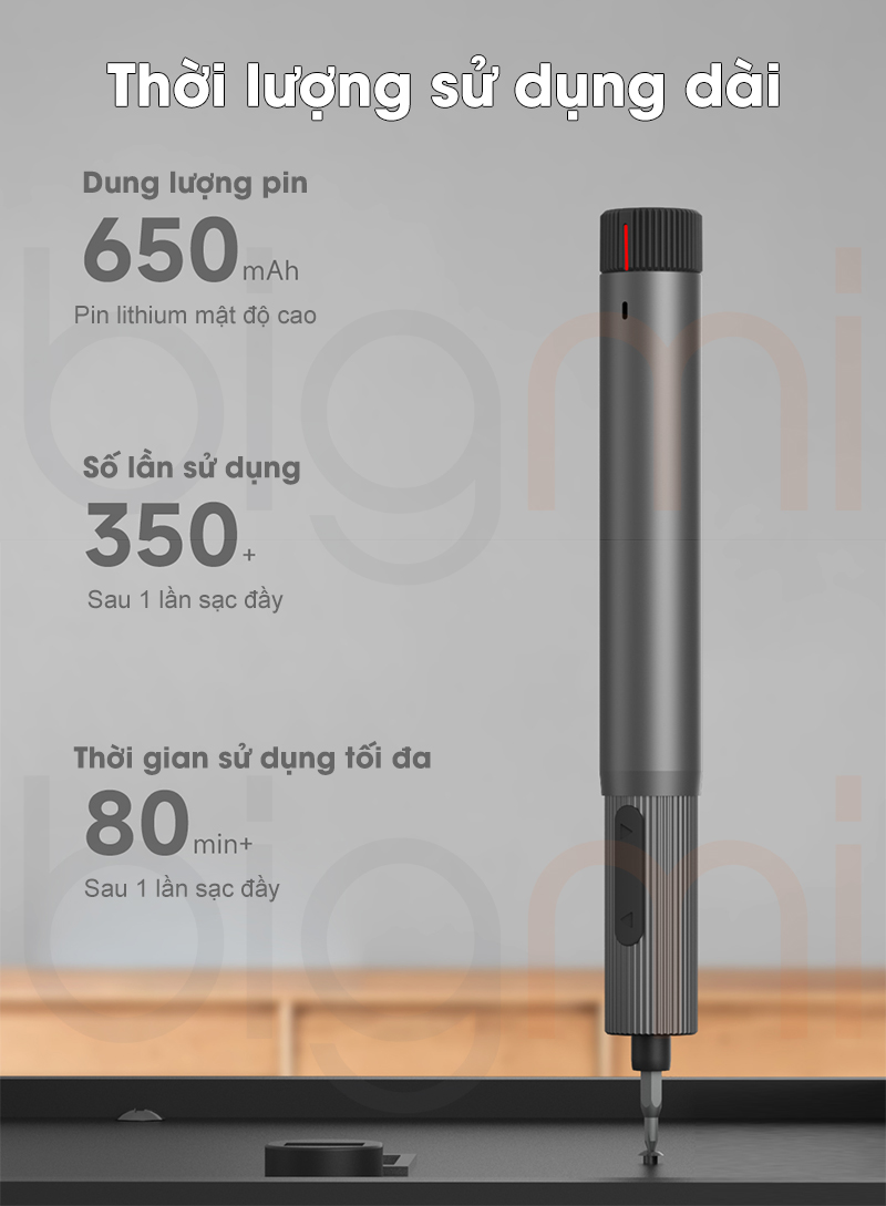 Xiaomi Atuman Duka E2 thoi luong pin