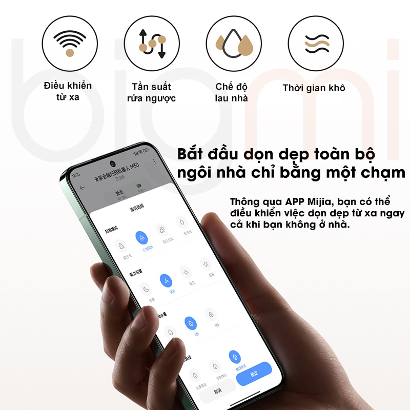 Xiaomi Mijia M30 D102 dieu khien de dang qua app