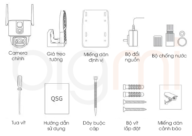 bo san pham camera Botslab W315 Dual Lens