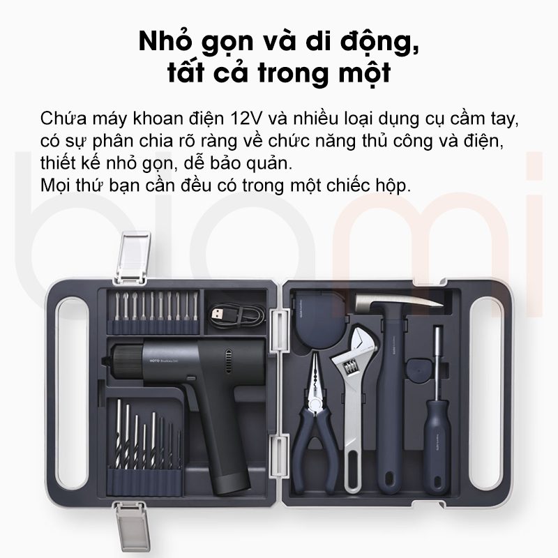 Bo dung cu da nang Xiaomi HOTO QWDZGJ002 12V da nang 5