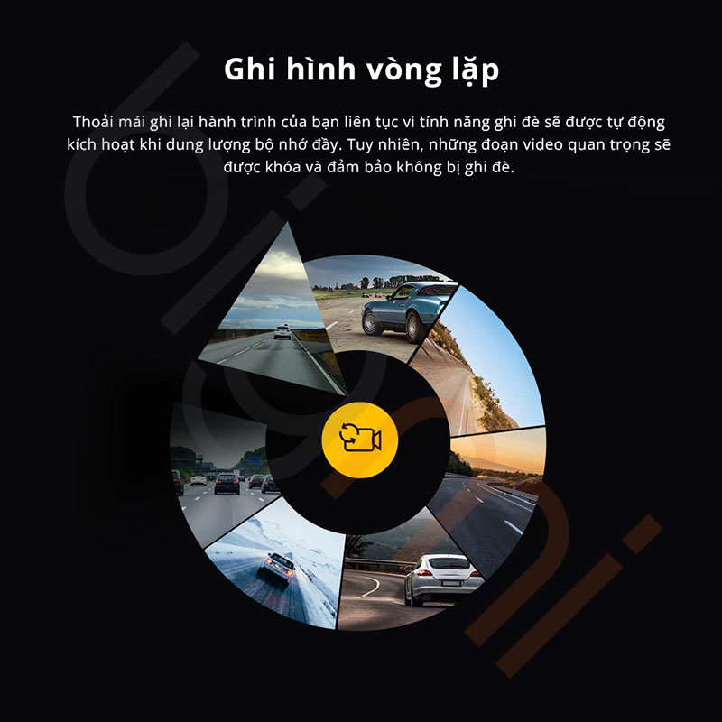Camera hanh trinh Botslab G300H ghi hinh vong lap