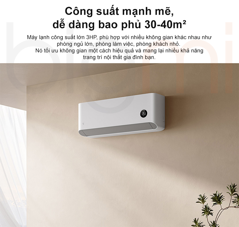 Dieu hoa 2 chieu Xiaomi Mijia Inverter N1A1 3HP 27000BTU cong suat 3hp