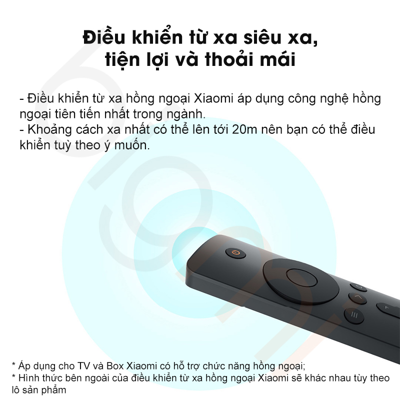 Dieu khien Hong ngoai tivi Xiaomi noi dia 6