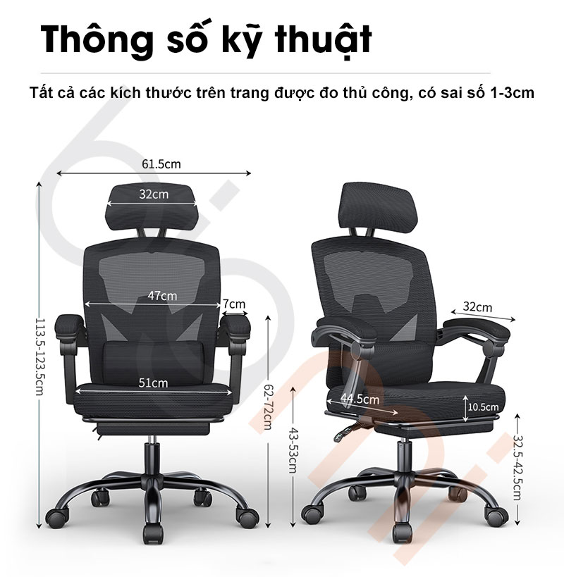 Ghe cong thai hoc Xiaomi Henglin Savior HLC 3509 18