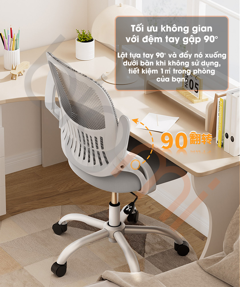 Ghe van phong Xiaomi Henglin 3519 2