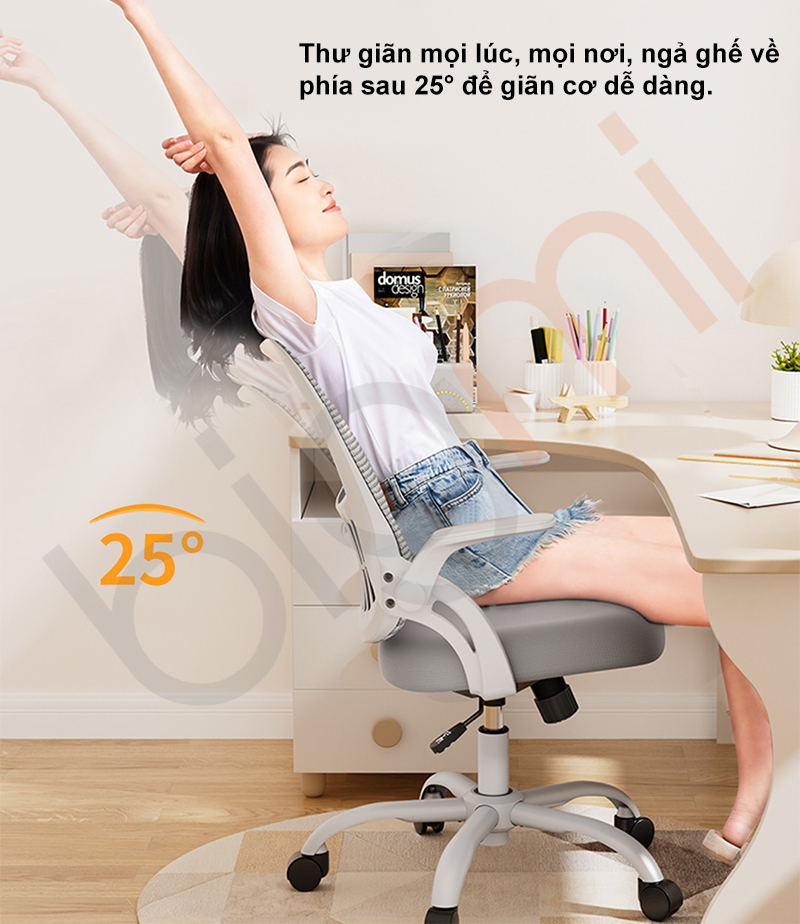 Ghe van phong Xiaomi Henglin 3519 5