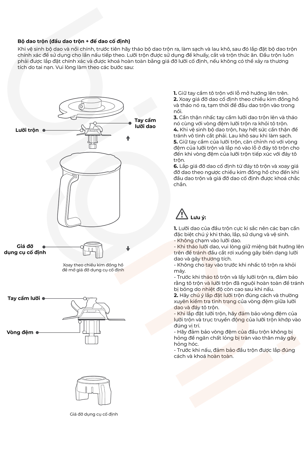 Huong dan su dung robot nau an Xiaomi Mijia 35 trong 1 3