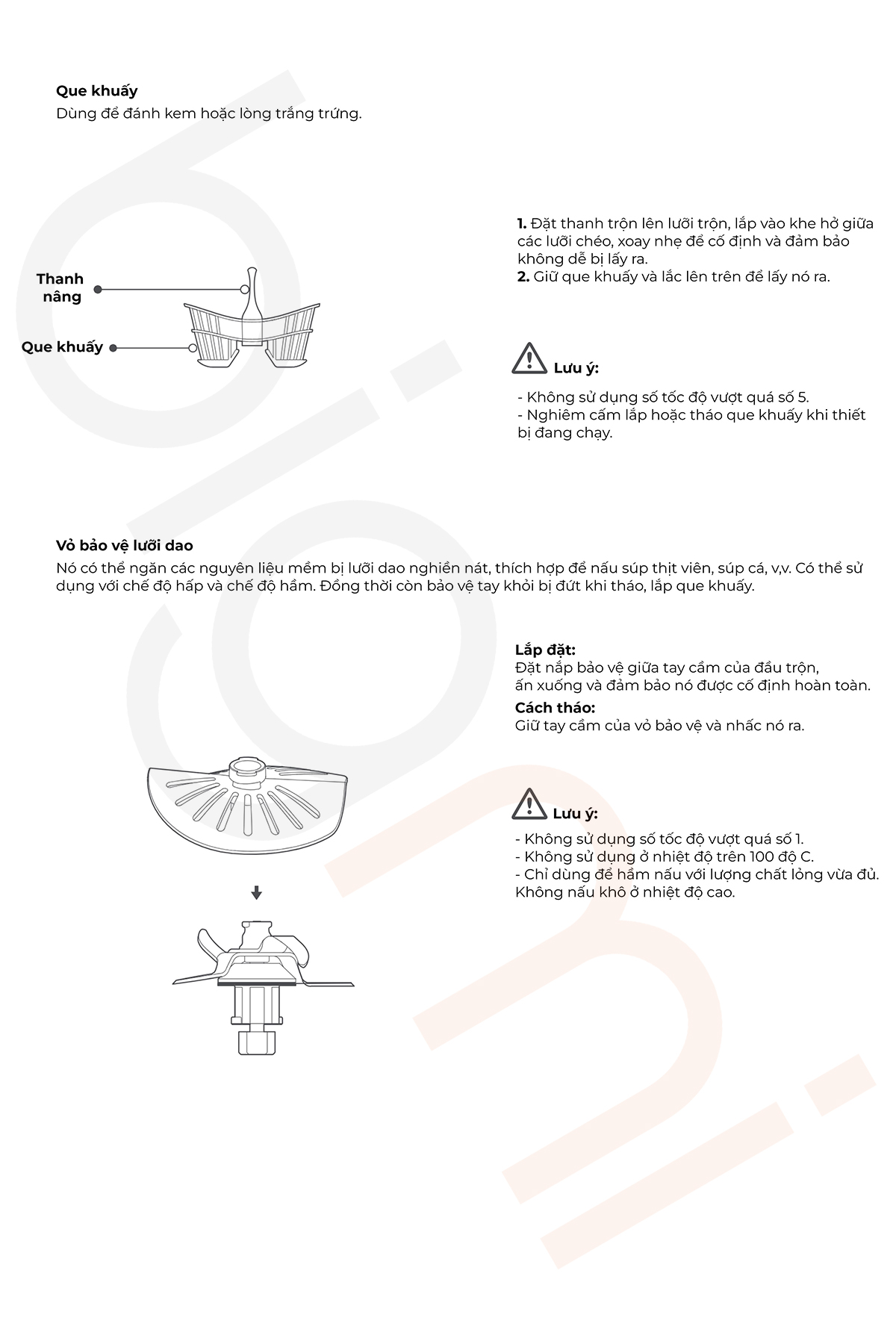 Huong dan su dung robot nau an Xiaomi Mijia 35 trong 1 6