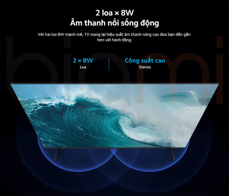 Smart Tivi Xiaomi A Pro 43 2025 L43MA SSEA 43 inch loa kep 16W
