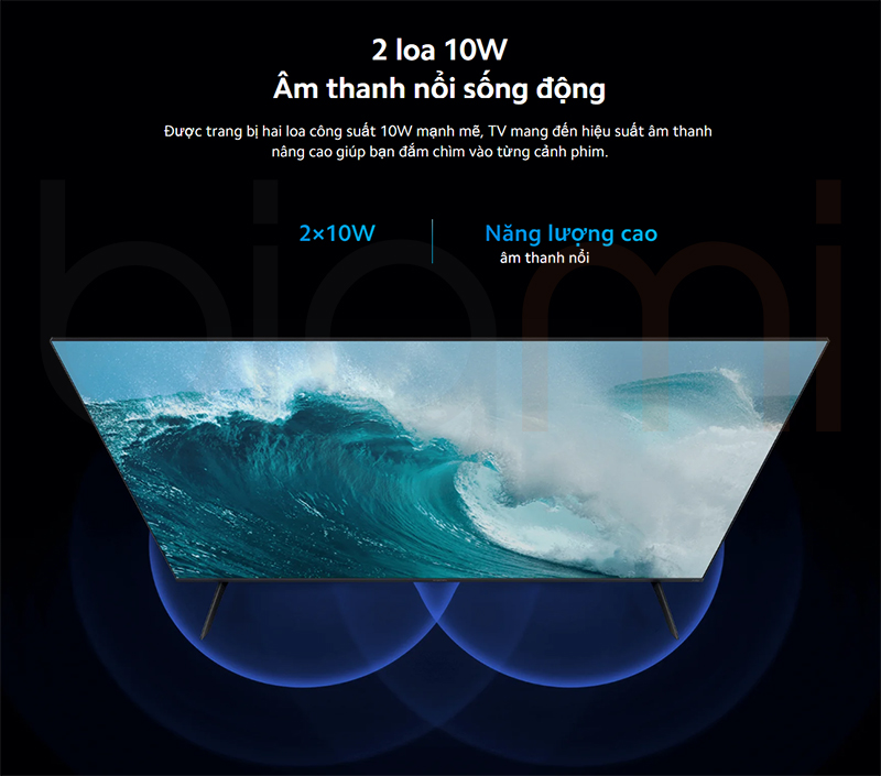 Smart Tivi Xiaomi A Pro 55 2025 L55MA SSEA 55 inch 2 loa 10w