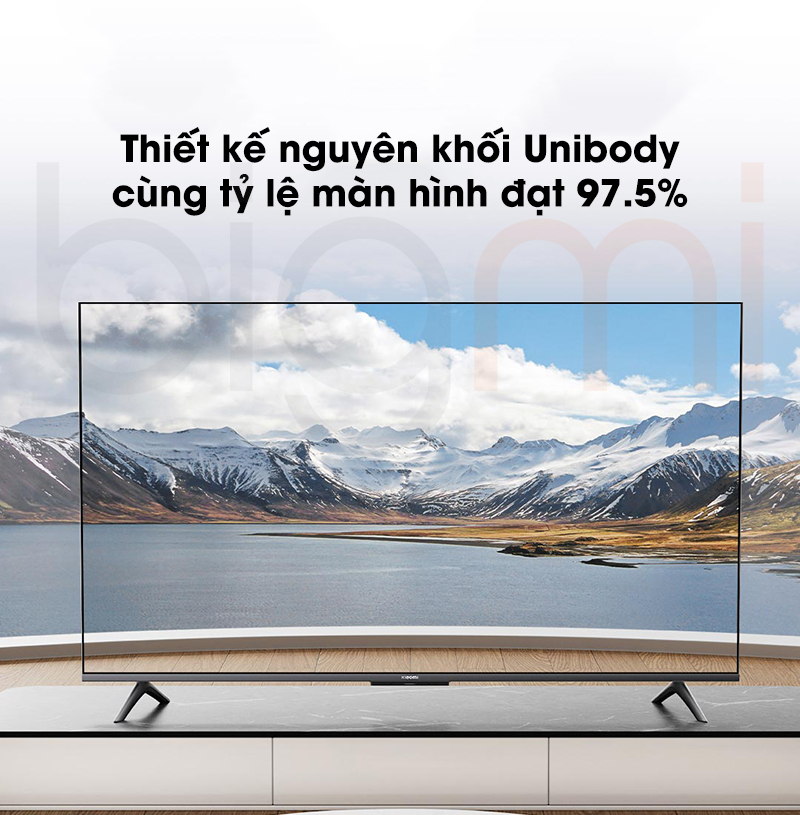 Smart Tivi Xiaomi A65 2024 65 inch thiet ke nguyen khoi unibody