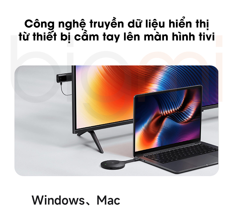 Smart Tivi Xiaomi A65 2024 65 inch truyen hinh anh tu thiet bi cam tay