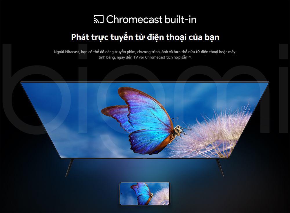 Tivi Xiaomi A 55 2025 55 inch L55MA ASEA chromecast