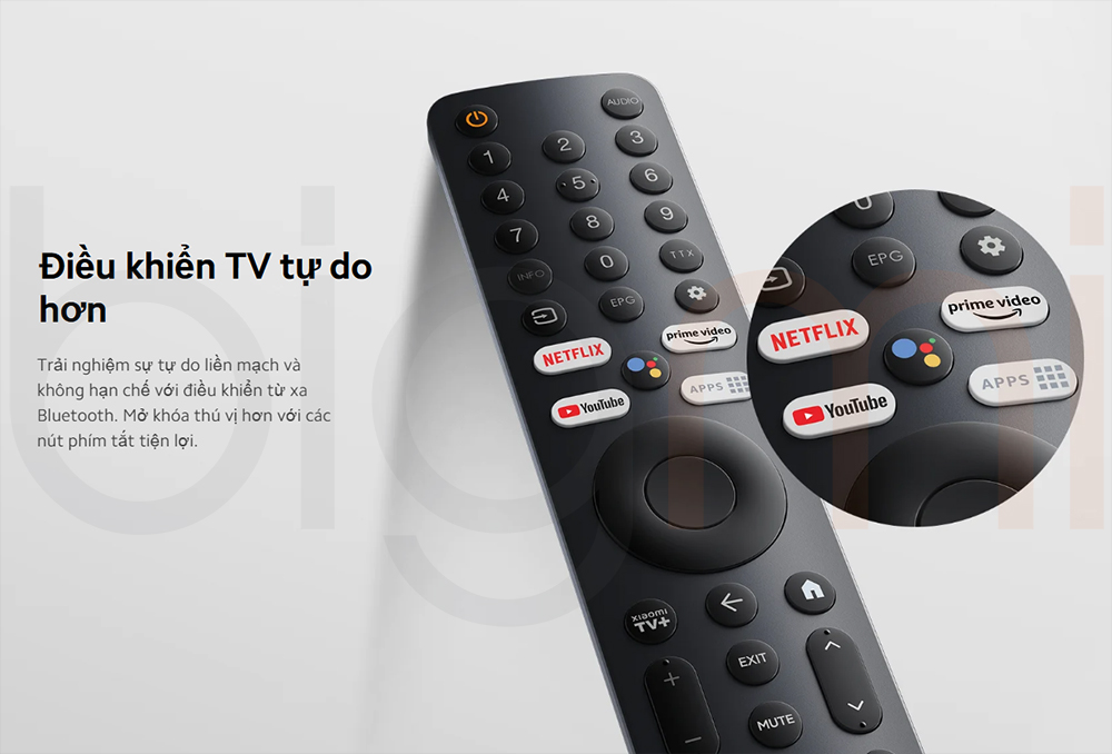 Tivi Xiaomi A 55 2025 55 inch L55MA ASEA dieu khien