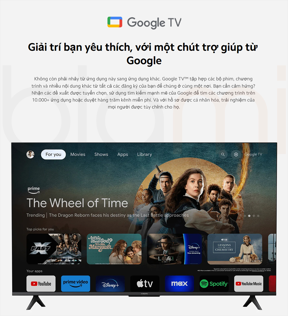 Tivi Xiaomi A 55 2025 55 inch L55MA ASEA hdh google tv