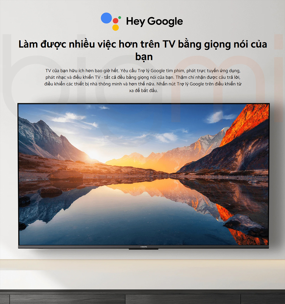 Tivi Xiaomi A 55 2025 55 inch L55MA ASEA ra lenh bang giong noi