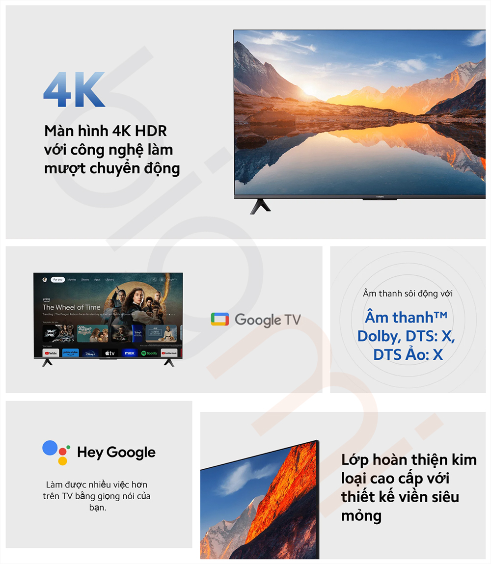 Tivi Xiaomi A 55 2025 55 inch L55MA ASEA ttinh nang