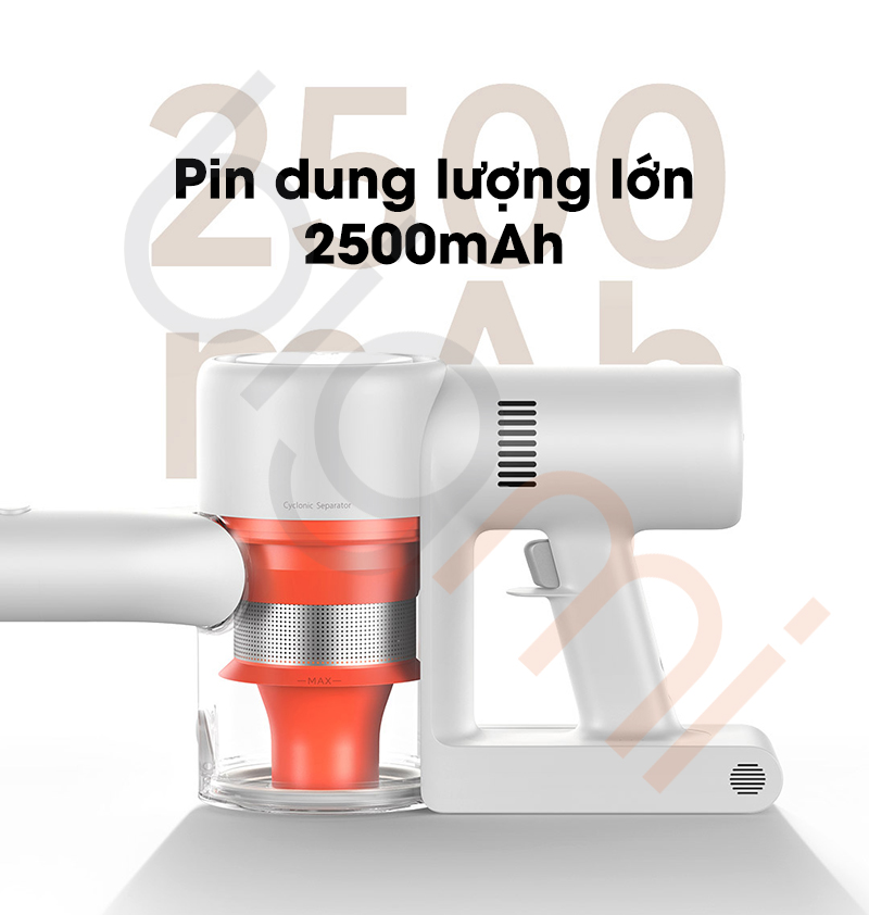 may hut bui lau nha khong day Xiaomi Mijia 2 B203CN XC dung luong pin 2500mAh
