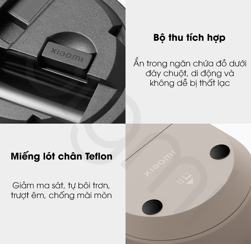 Chuot khong day Xiaomi Lite 2 co cac chi tiet tinh te