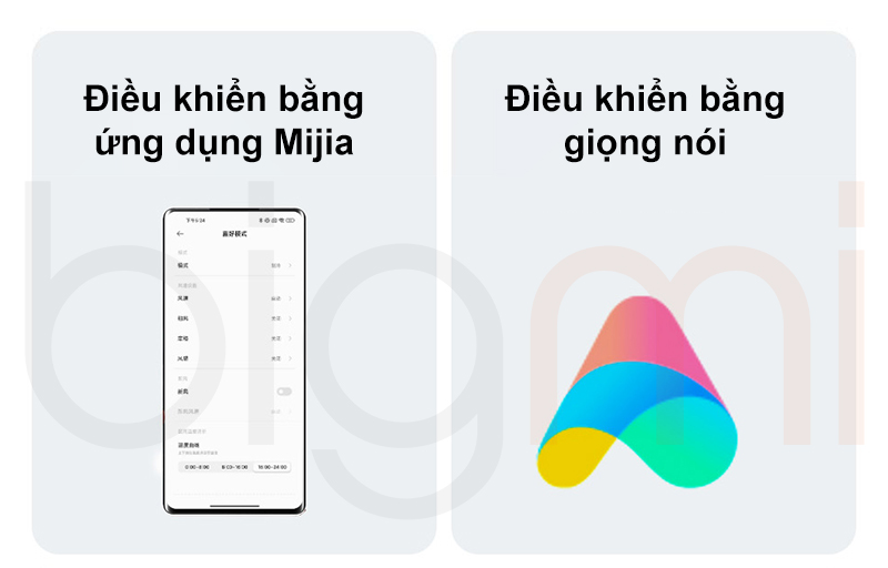 Dieu hoa 2 chieu Xiaomi Mijia Fresh 1.5 HP 12000BTU dieu khien bang giong noi