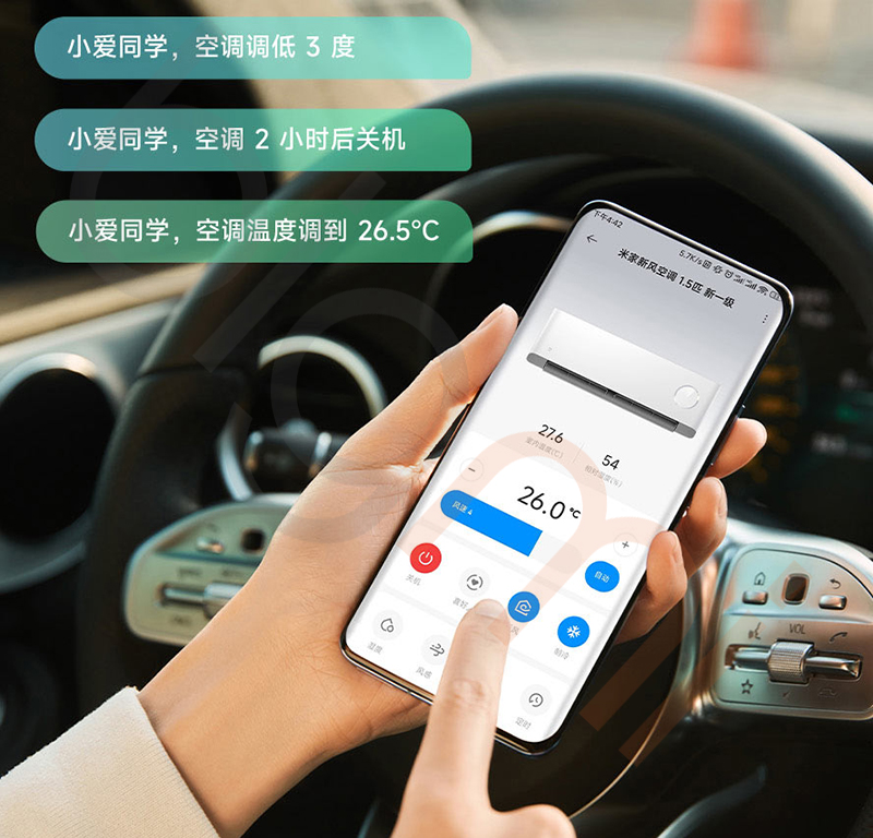 Dieu hoa 2 chieu Xiaomi Mijia Fresh 1.5 HP 12000BTU ket noi ung dung