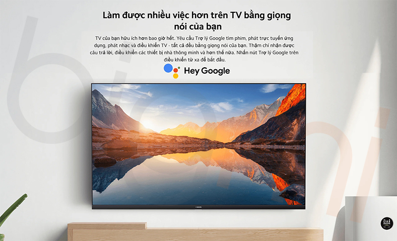 Google Tivi Xiaomi A32 inch HD 2025 tro ly ao giong noi