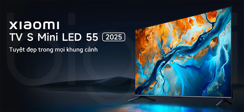 Google Tivi Xiaomi S Mini LED 55 inch 2025 1