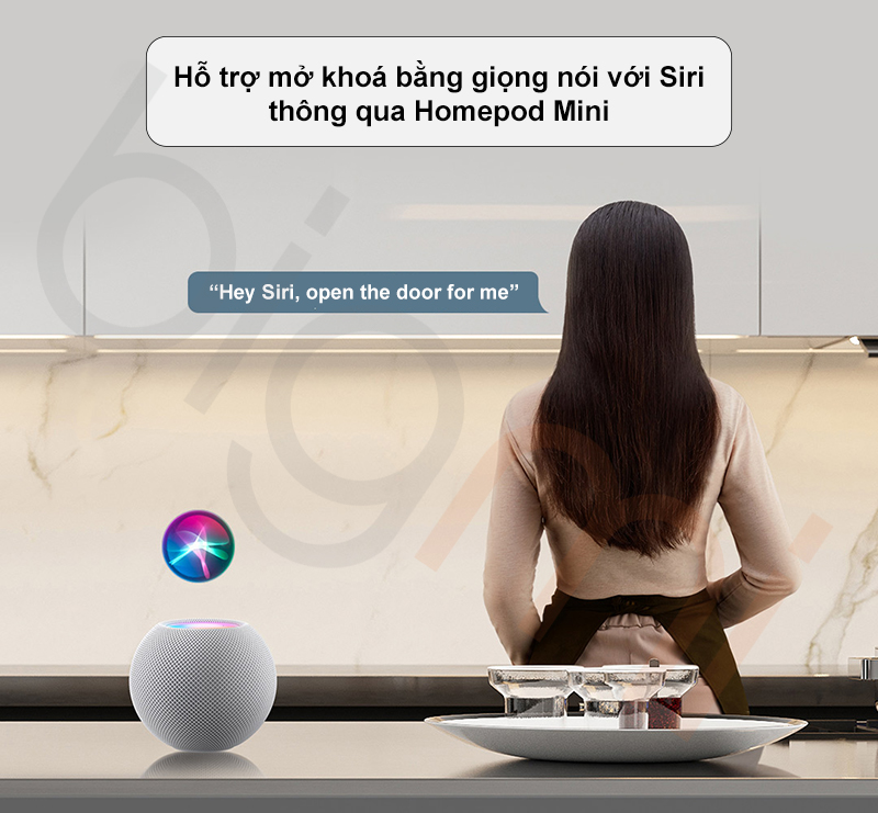 Khoa Cua Thong Minh Xiaomi Smart Door Lock Pro homepod
