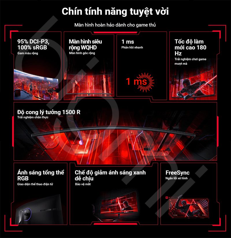 Man hinh cong Xiaomi Gaming 34 inch G34WQi 1