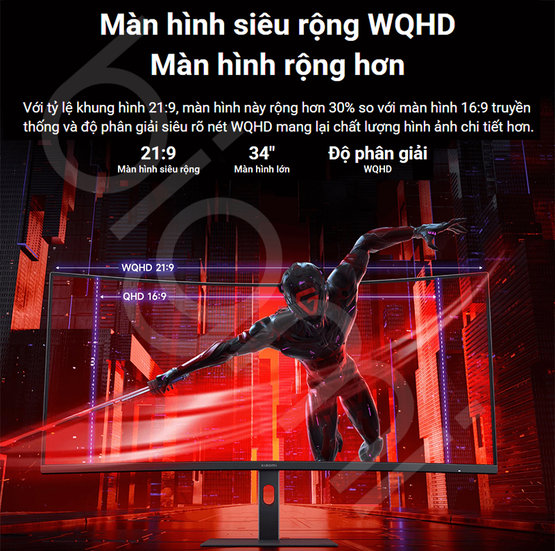 Man hinh cong Xiaomi Gaming 34 inch G34WQi 3