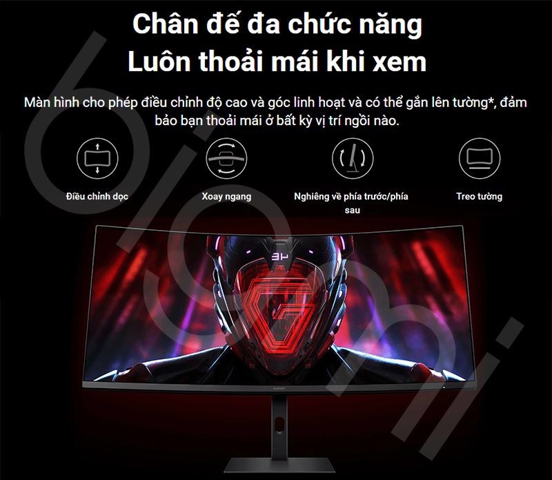 Man hinh cong Xiaomi Gaming 34 inch G34WQi 8