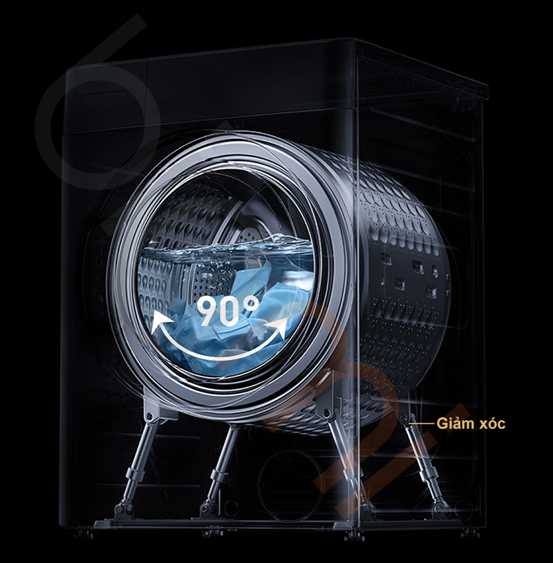 May giat say Xiaomi Mijia MJ303 Pro 2025 giat 12Kg say 9kg co 4 chan giam