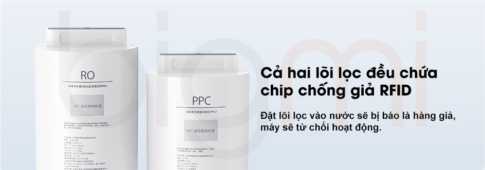May loc nuoc Xiaomi Mijia 600G MR652 B loi loc kep