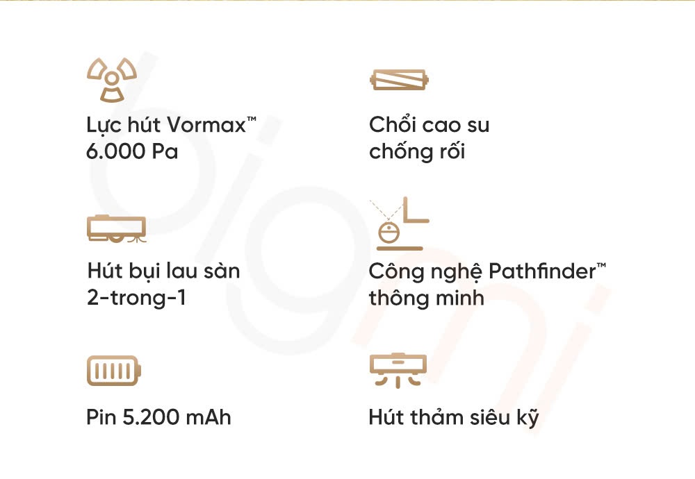 Robot hut bui lau nha Dreame D9 Max Gen 2 tinh nang