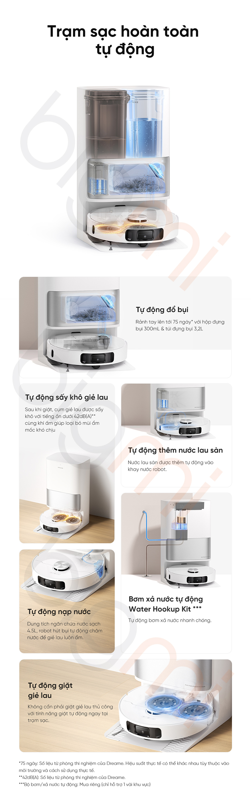 Robot hut bui lau nha Dreame L10s Ultra gen 2 9