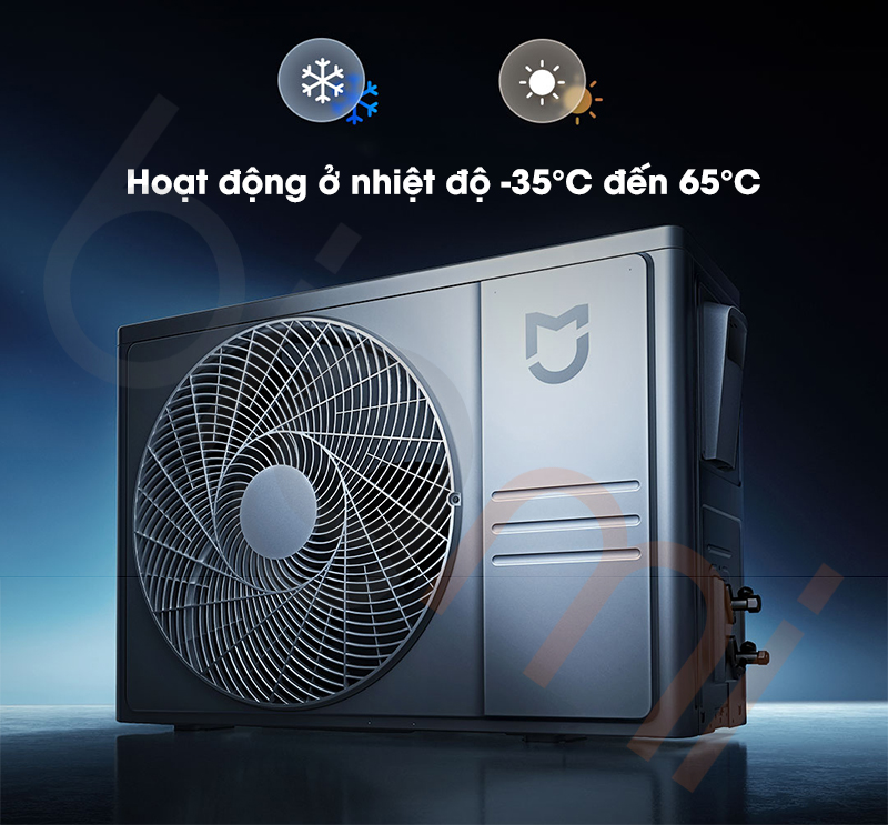 Xiaomi Mijia F5A1 Pro hoat dong o pham vi nhiet do lon